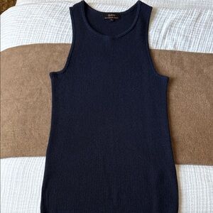 Quince Navy Cashmere Tank Top - Size S